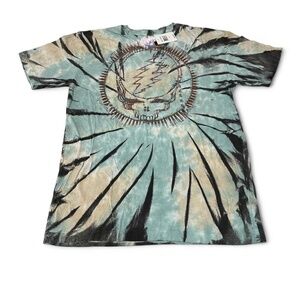 NWT Grateful Dead Shirt Mens XL Green Tie-Dye Vintage Concert Graphic Retro Rock